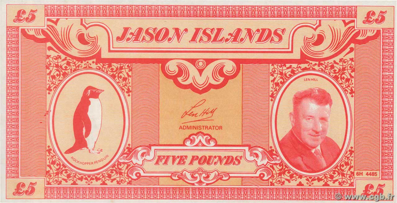 5 Pounds JASON S ISLANDS  2007  ST