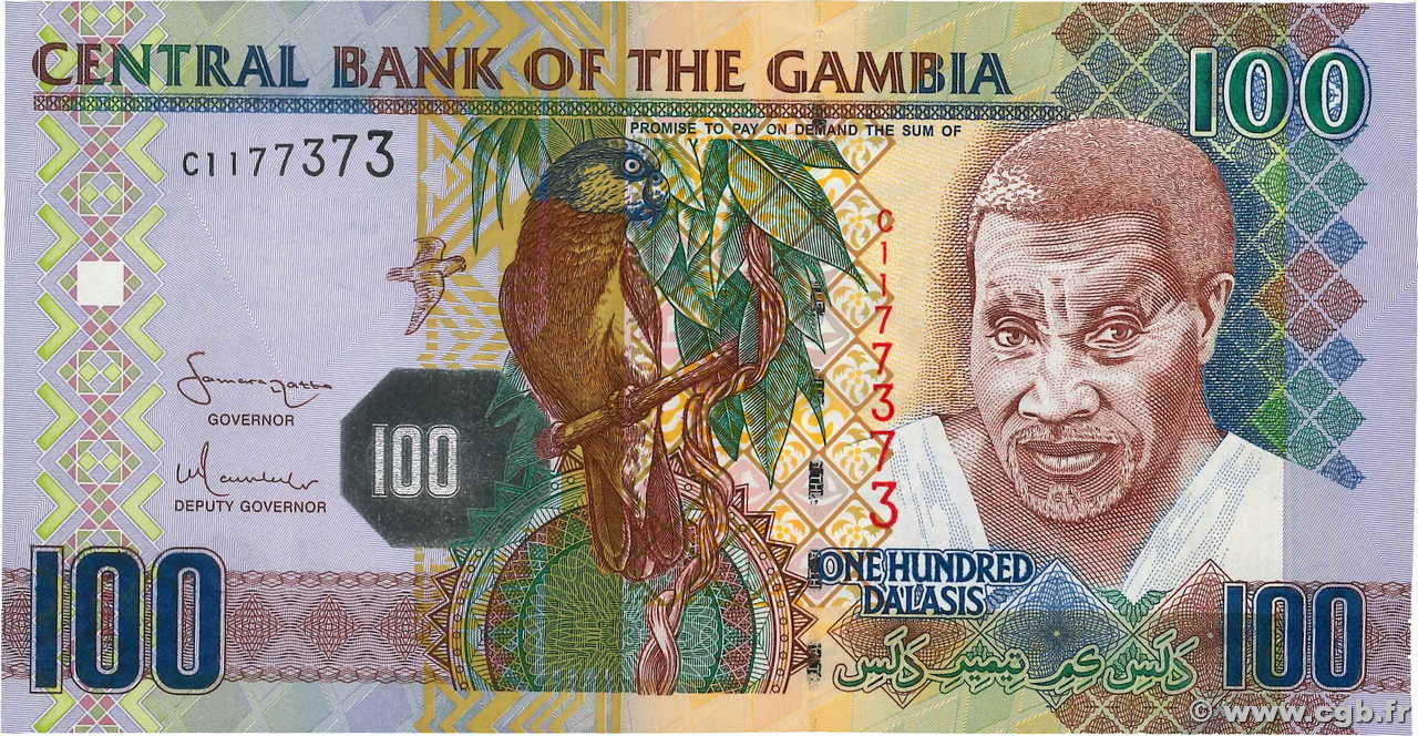 100 Dalasis GAMBIA  2006 P.29 UNC