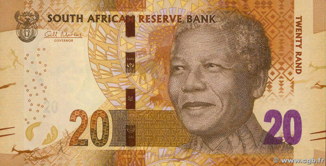 20 Rand AFRIQUE DU SUD  2013 P.139a NEUF