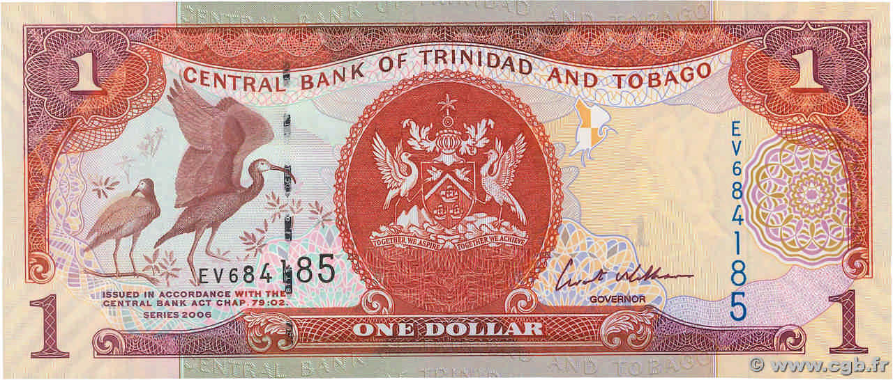 1 Dollar TRINIDAD E TOBAGO  2006 P.46 FDC