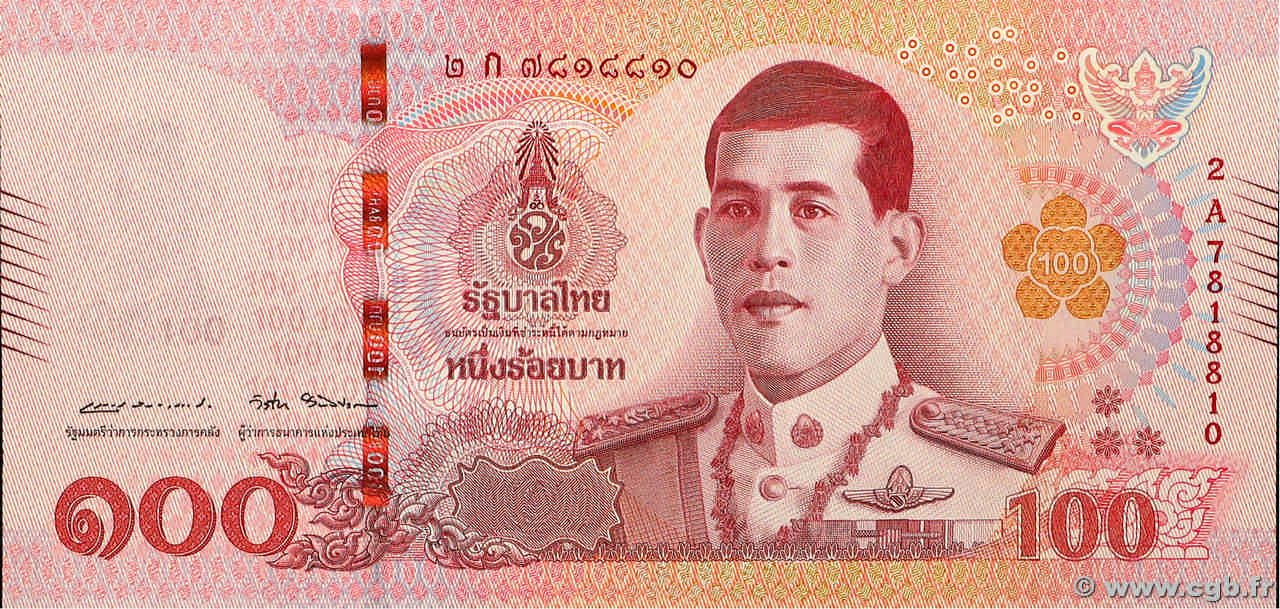 100 Baht THAÏLANDE  2018 P.137 NEUF