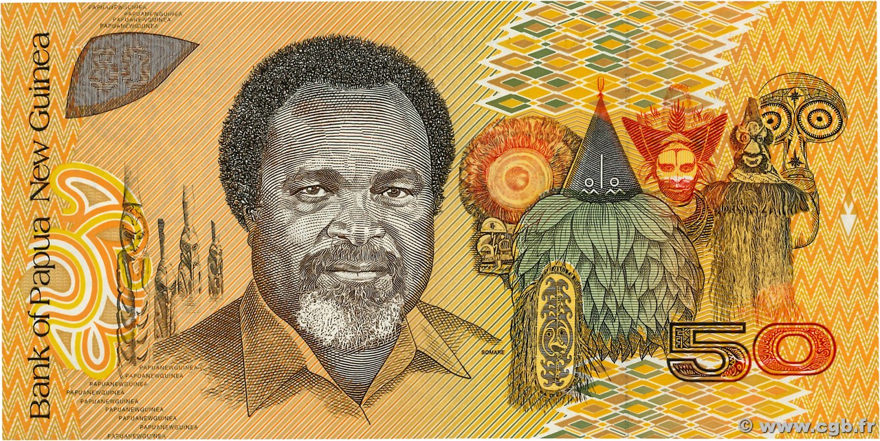 50 Kina PAPOUASIE NOUVELLE GUINÉE  1989 P.11a NEUF