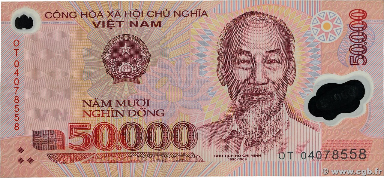 50000 Dong VIET NAM   2004 P.121b SUP