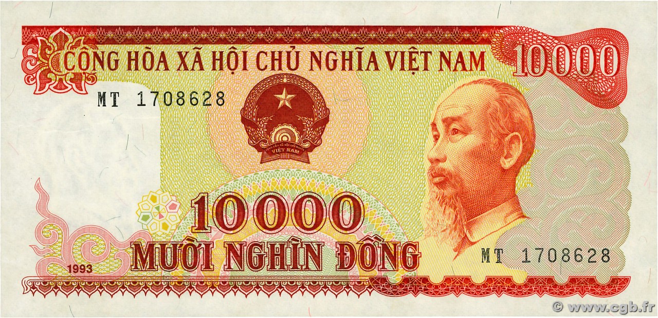 10000 Dông VIET NAM   1993 P.115a pr.NEUF