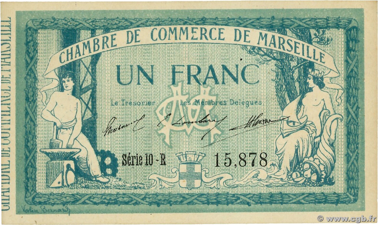 50 Centimes FRANCE régionalisme et divers Marseille 1914 JP.079.37 NEUF