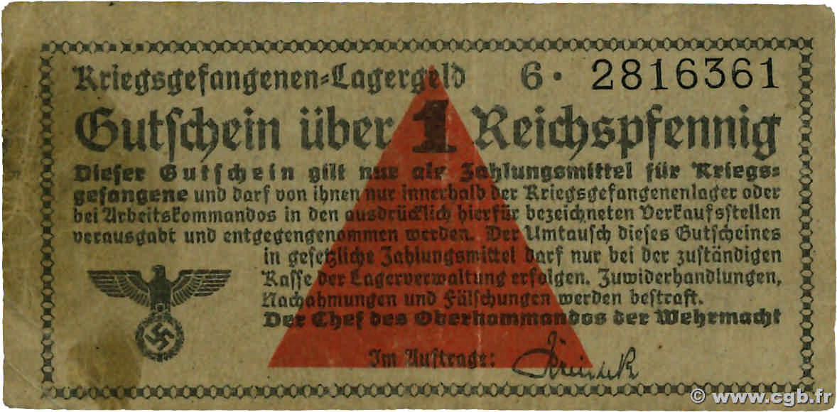 1 Reichspfennig ALLEMAGNE  1939 R.515 TB