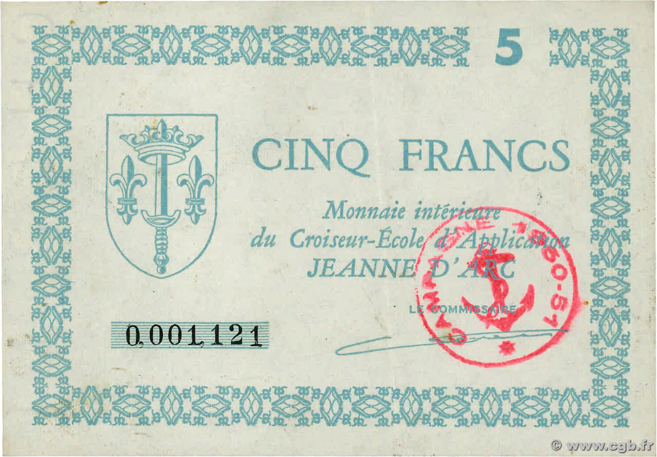 5 Francs FRANCE régionalisme et divers  1950 K.282 pr.SUP