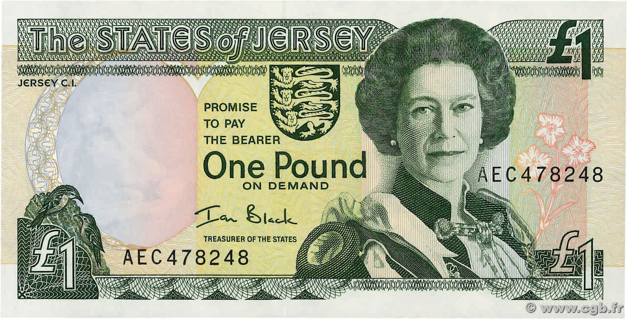 1 Pound ISLA DE JERSEY  2000 P.26b FDC