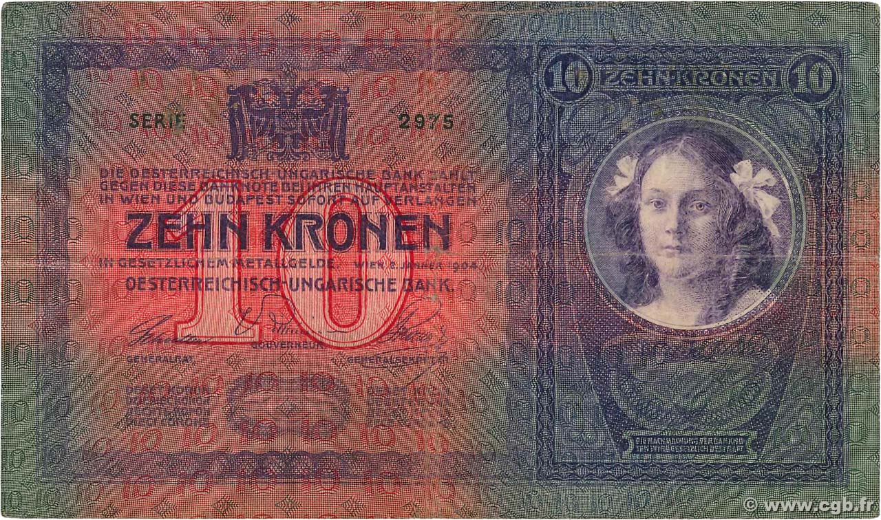 10 Kronen AUSTRIA  1904 P.009 MB