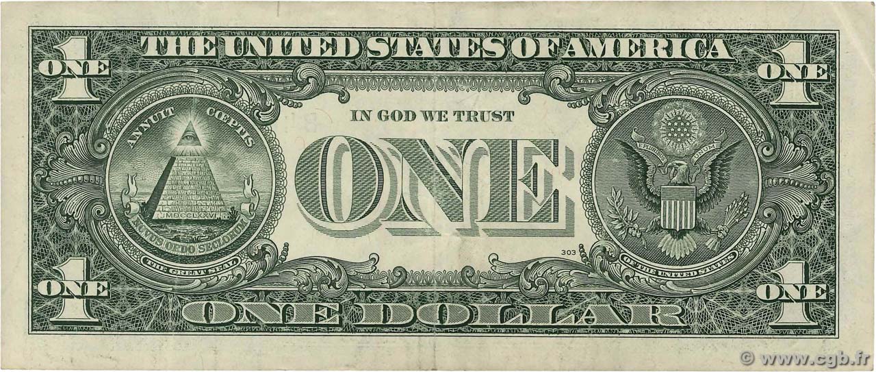 1 Dollar UNITED STATES OF AMERICA New York 1988 P.480a b84_0834 Banknotes