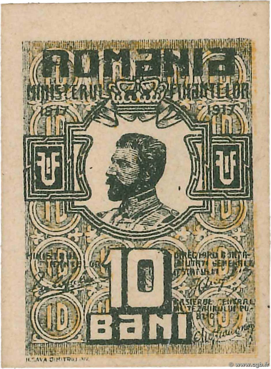 10 Bani ROMANIA  1917 P.069 FDC