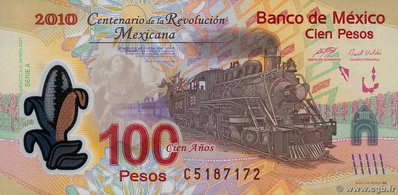 100 Pesos MEXIQUE  2007 P.128c NEUF