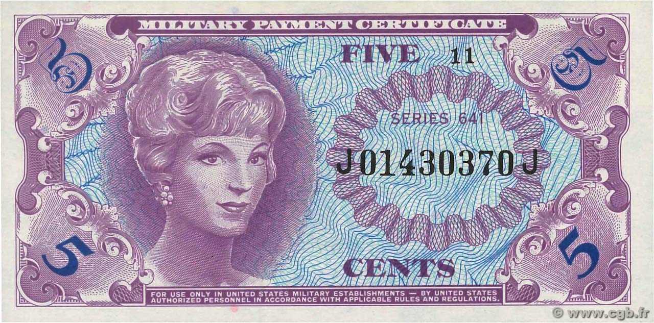 5 Cents ÉTATS-UNIS D AMÉRIQUE  1965 P.M057a pr.NEUF