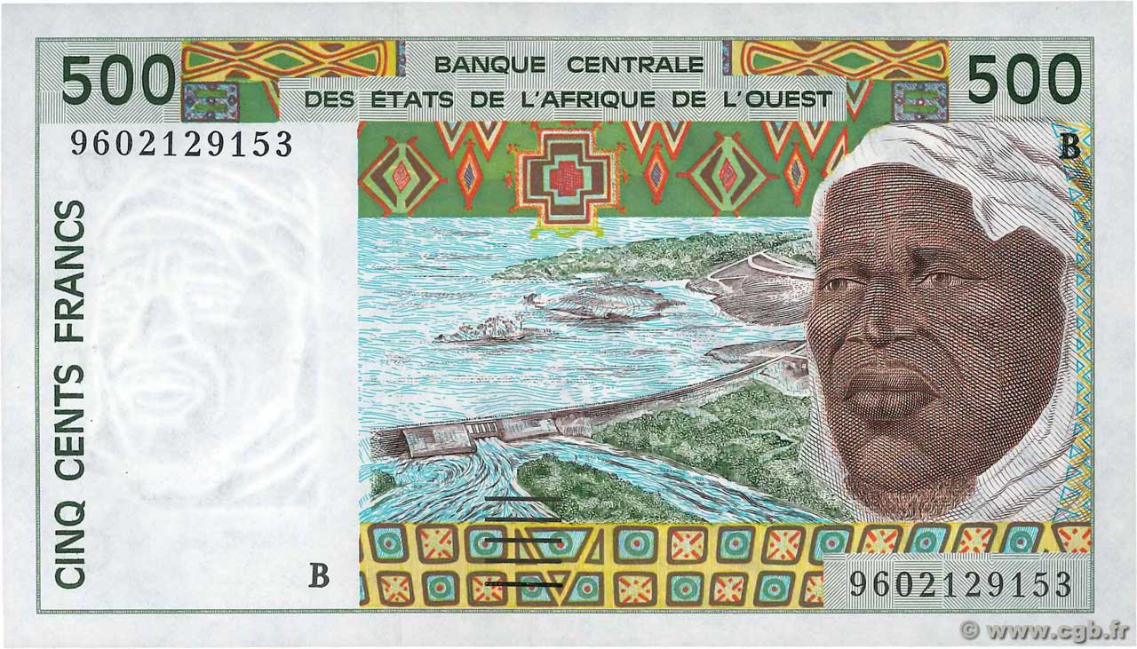 500 Francs WEST AFRIKANISCHE STAATEN  1996 P.210Bg fST+