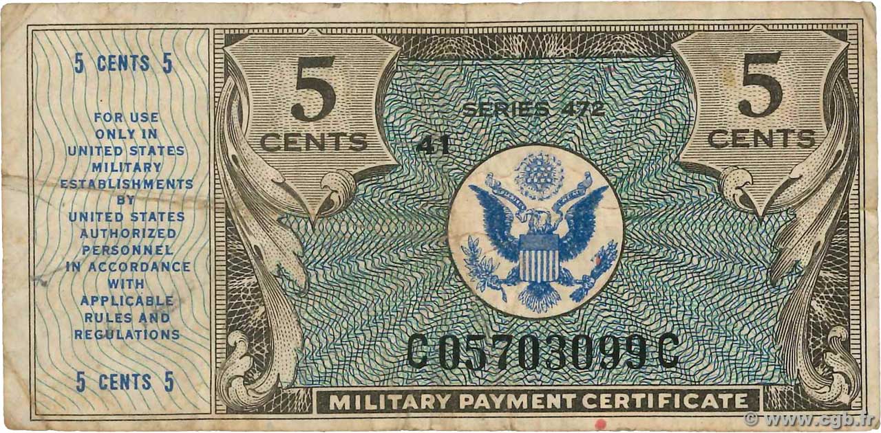5 Cents ÉTATS-UNIS D AMÉRIQUE  1948 P.M015 B