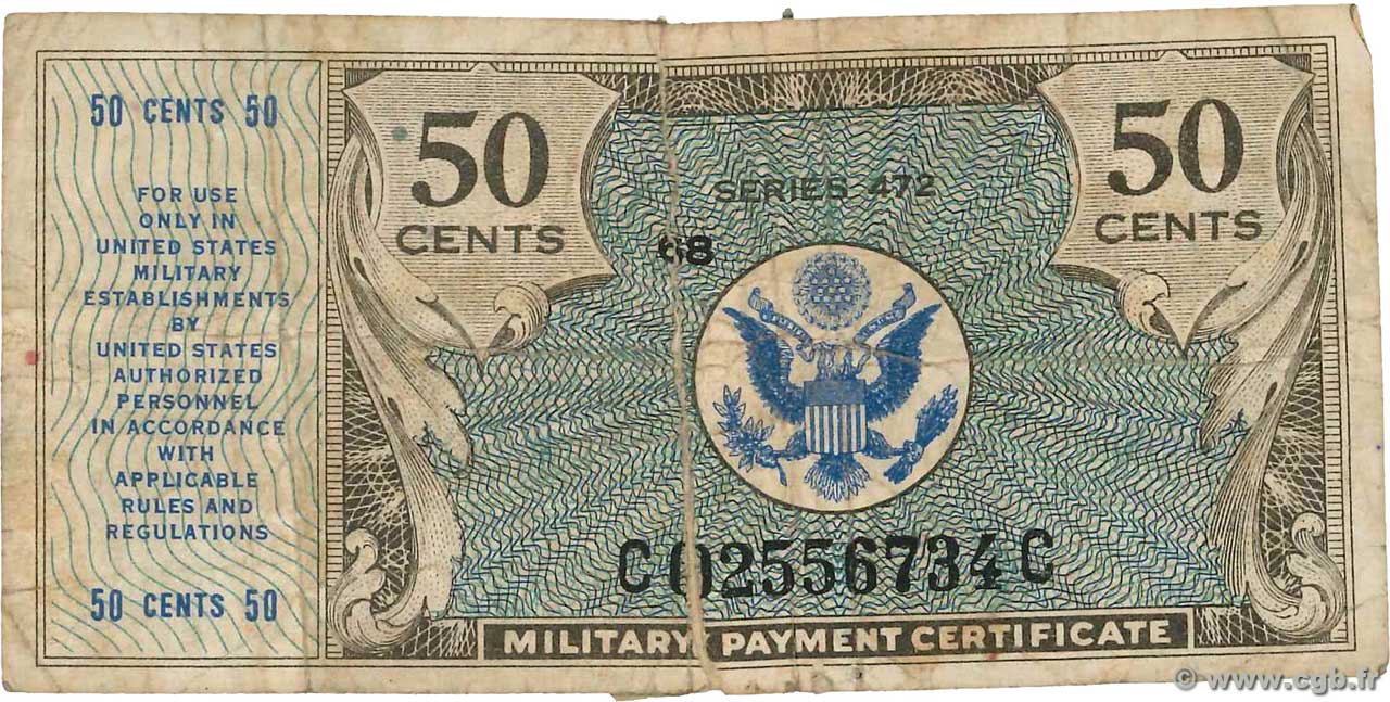 50 Cents ÉTATS-UNIS D AMÉRIQUE  1948 P.M018 AB