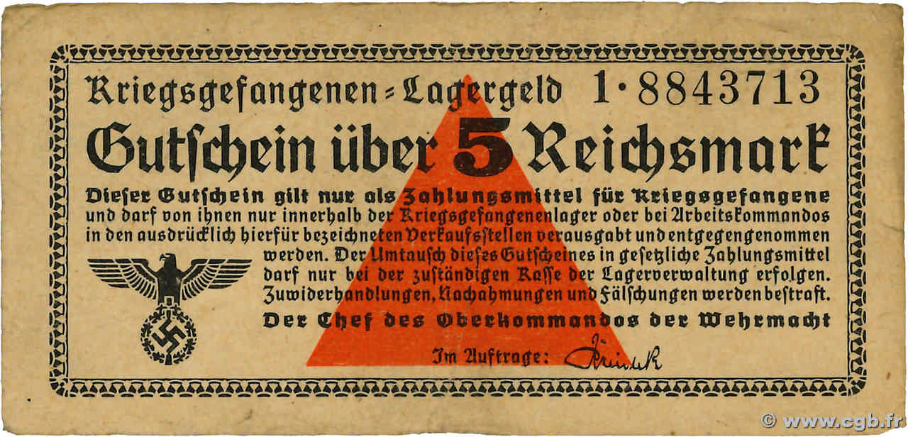 5 Reichsmark ALLEMAGNE  1939 R.520 TTB