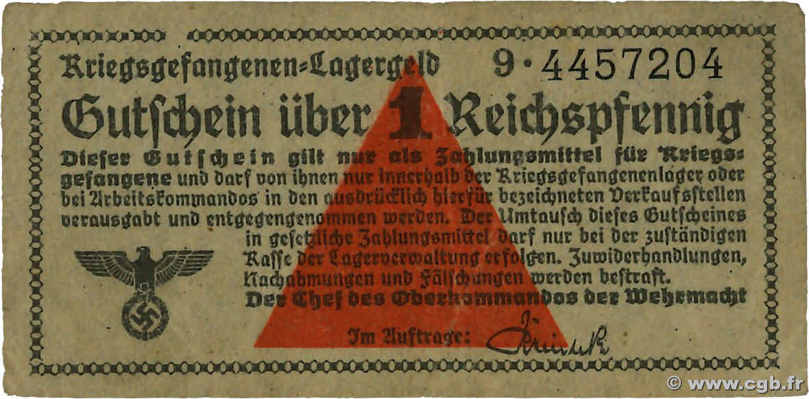 1 Reichspfennig ALLEMAGNE  1939 R.515 TB