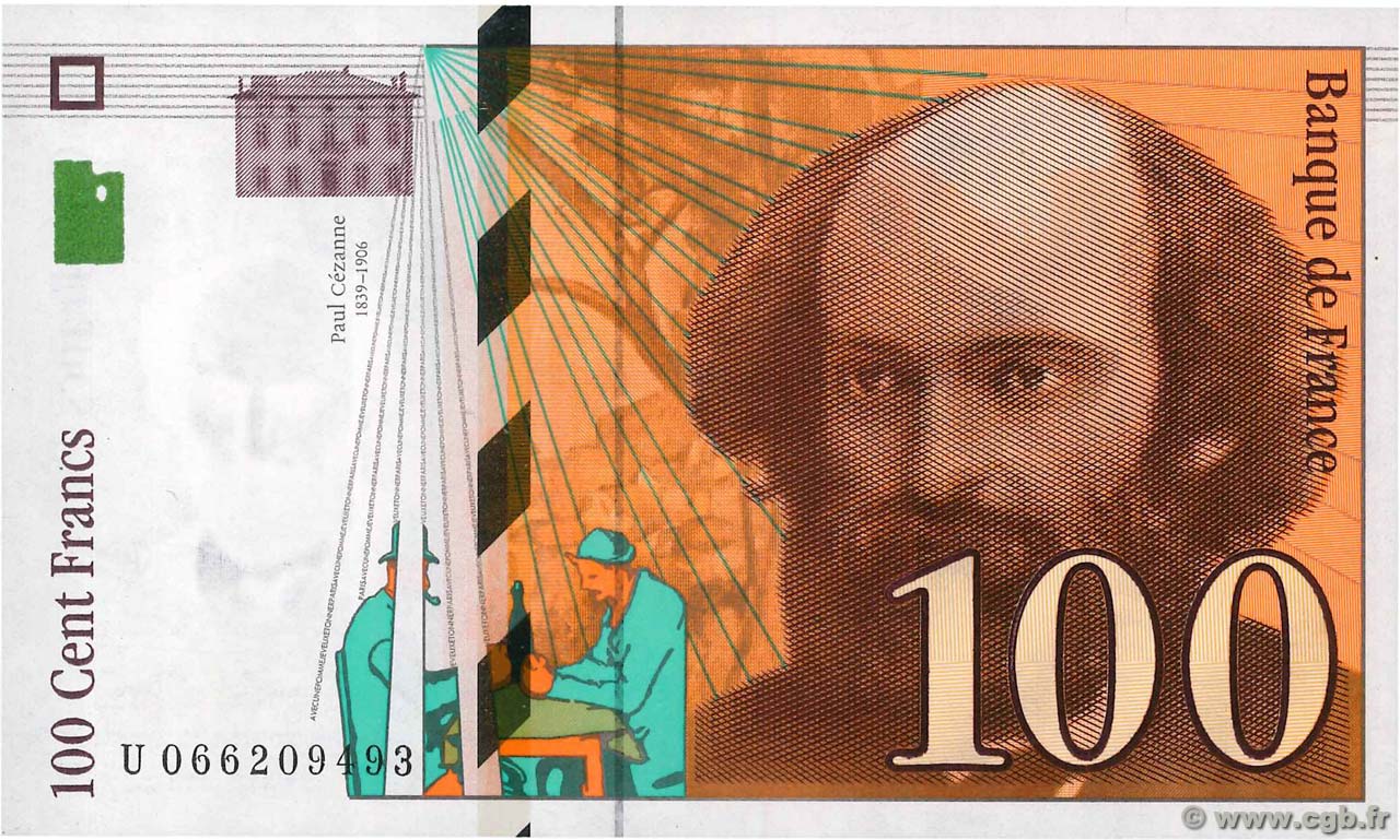 100 Francs CÉZANNE FRANCE  1998 F.74.02 NEUF
