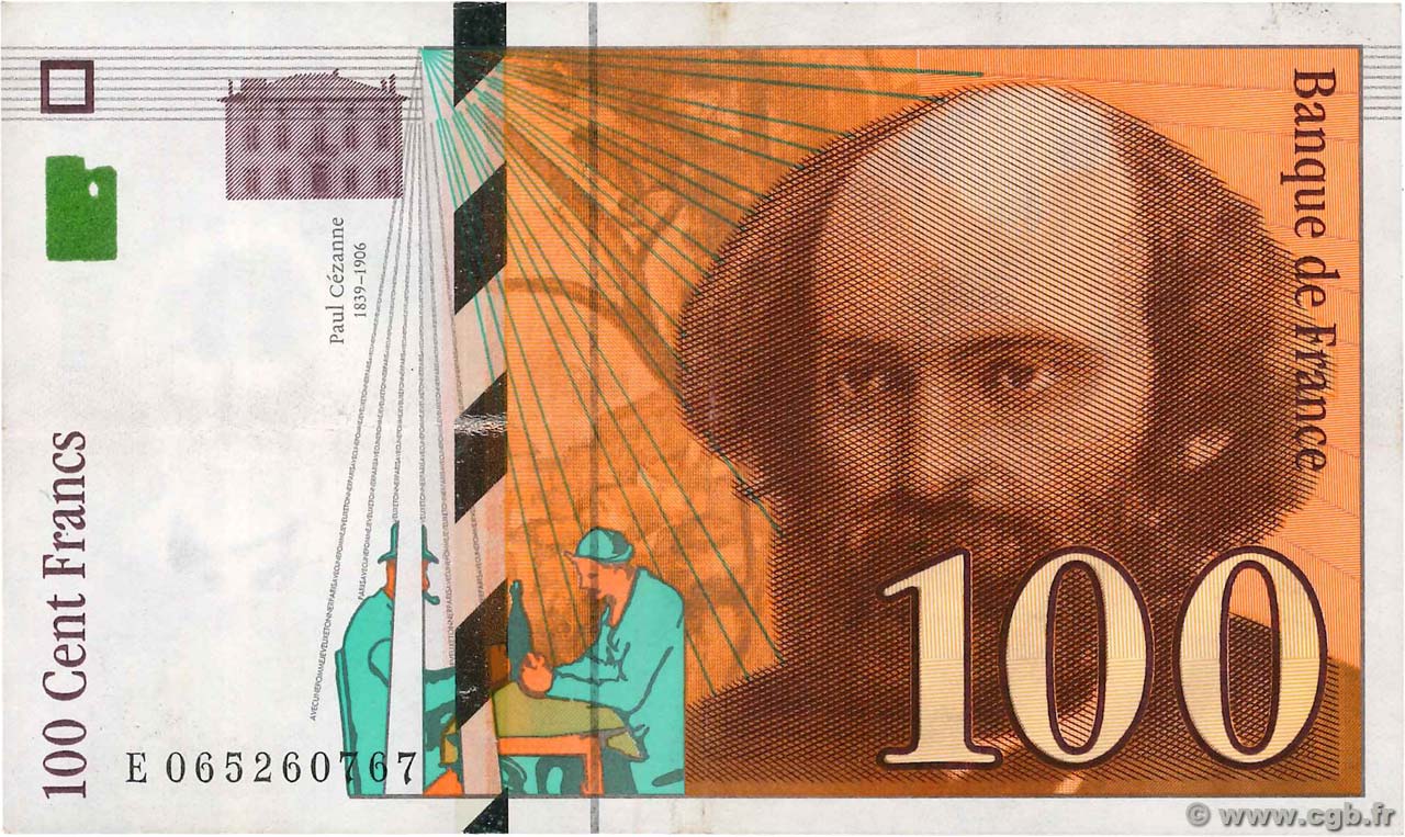 100 Francs CÉZANNE FRANCE  1998 F.74.02 TTB+