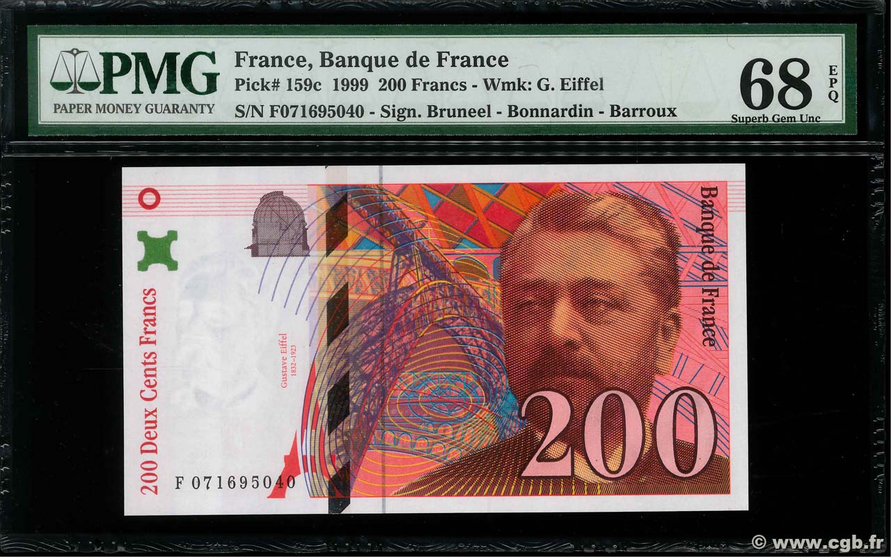 200 Francs EIFFEL FRANCE  1999 F.75.05 NEUF