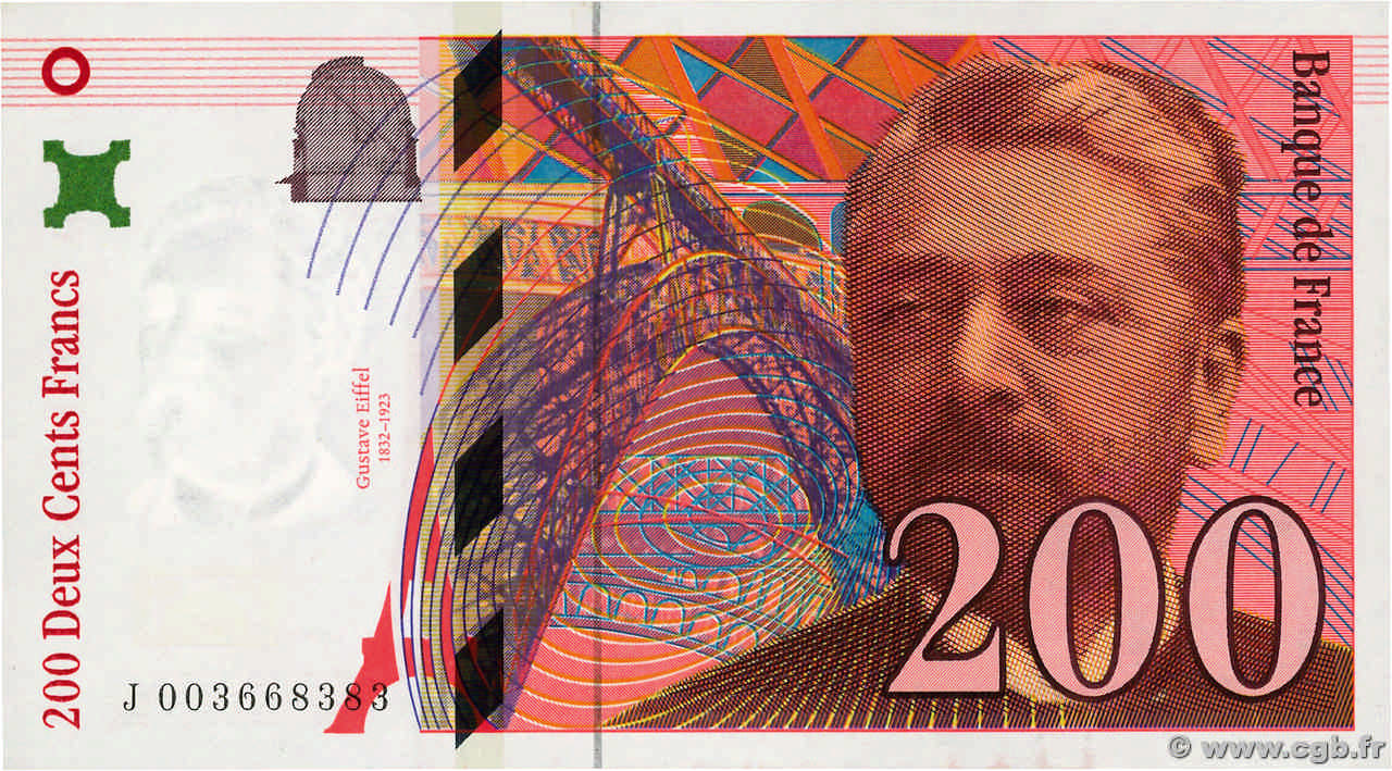 200 Francs EIFFEL FRANCE  1995 F.75.01 pr.NEUF