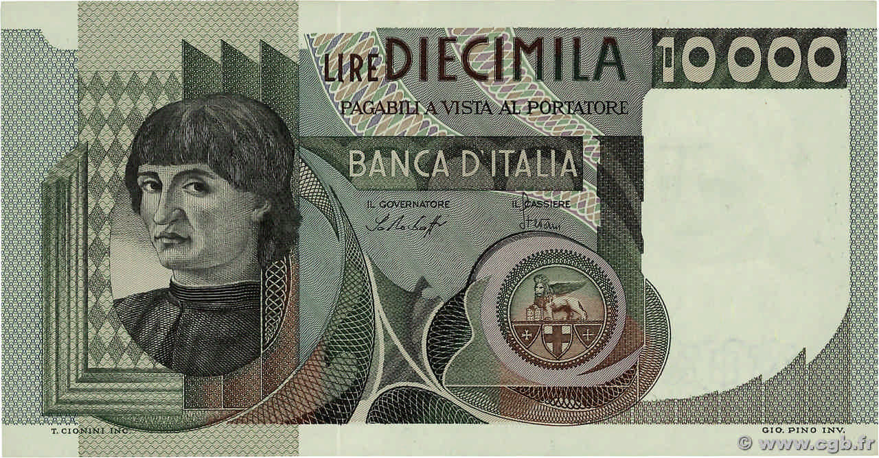 10000 Lire ITALIE  1978 P.106a SPL