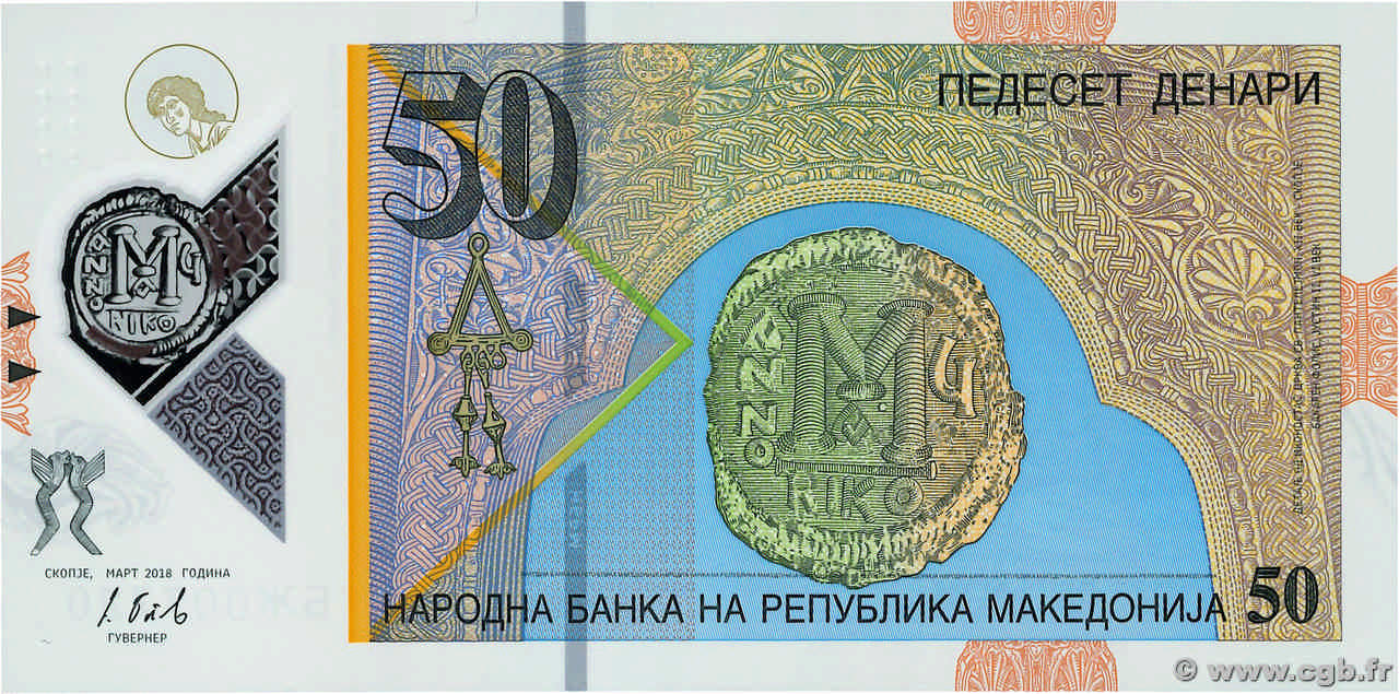 50 Denari MACÉDOINE DU NORD  2018 P.26



 NEUF