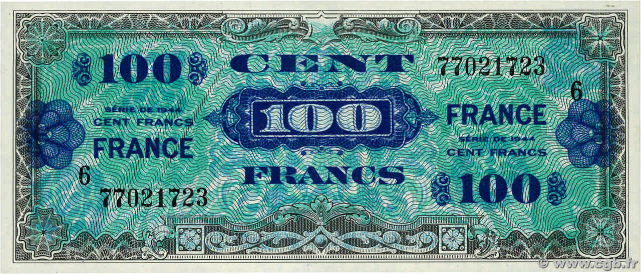 100 Francs FRANCE FRANCE  1945 VF.25.06 SPL