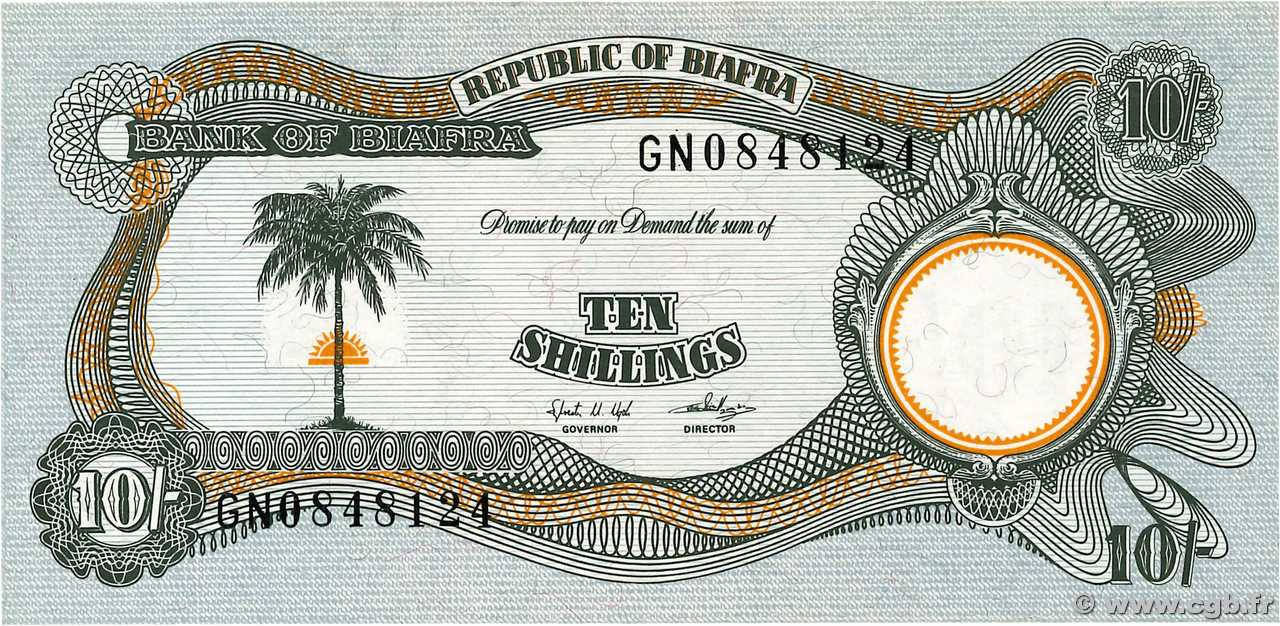 10 Shillings BIAFRA  1968 P.04 NEUF