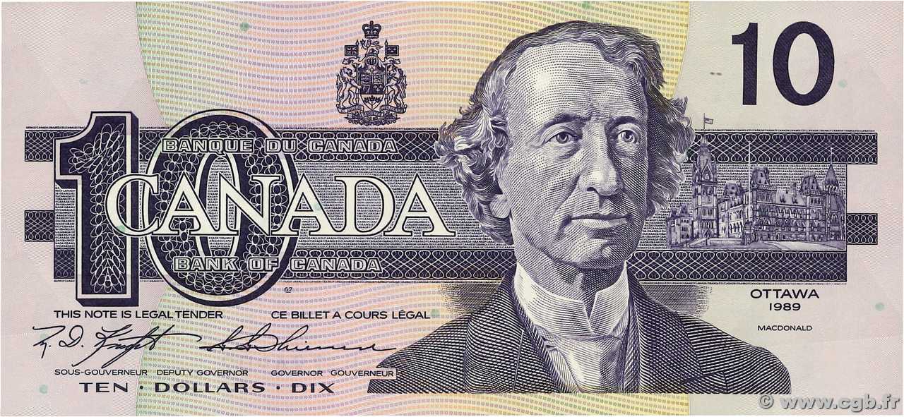 10 Dollars CANADA 1989 P 096c B85 2973 Banknotes 10-dollars-canada-1989-p-096c-b85-2973-banknotes