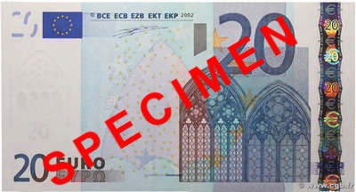 20 Euro EUROPE  2002 P.03u NEUF