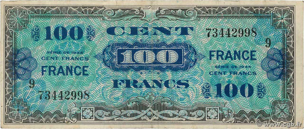 100 Francs FRANCE FRANCIA  1945 VF.25.09 MB