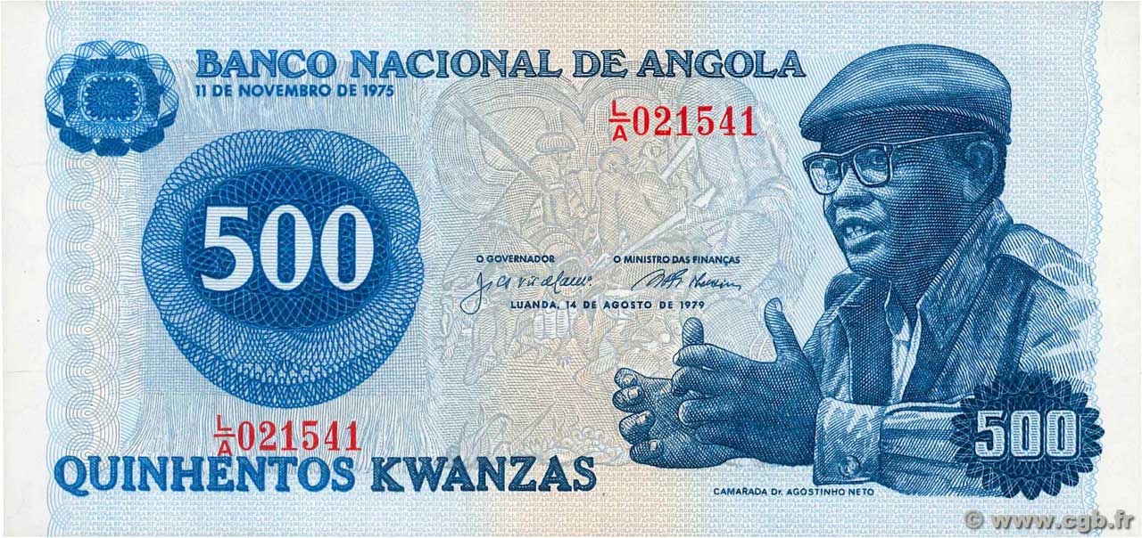 500 Kwanzas ANGOLA  1979 P.116 FDC