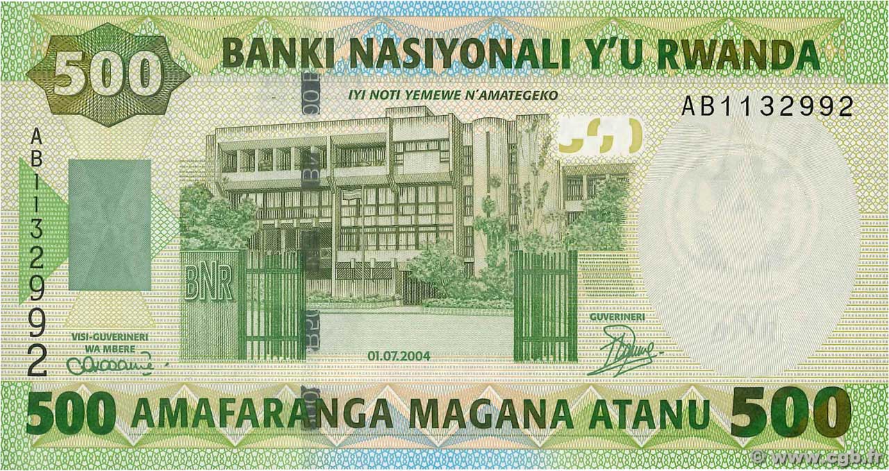 500 Francs RUANDA  2004 P.30a ST