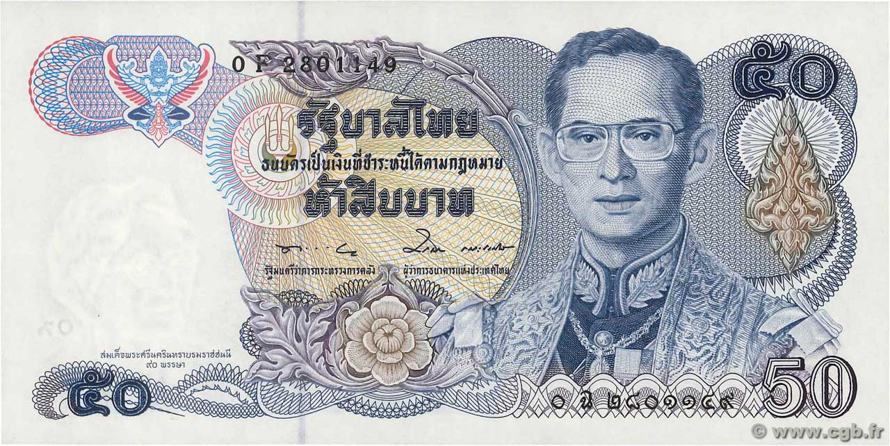 50 Baht THAILANDIA  1992 P.094a FDC