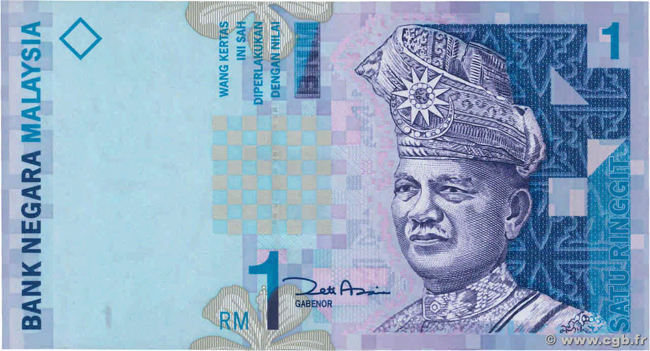 1 Ringgit MALASIA  2000 P.39b FDC
