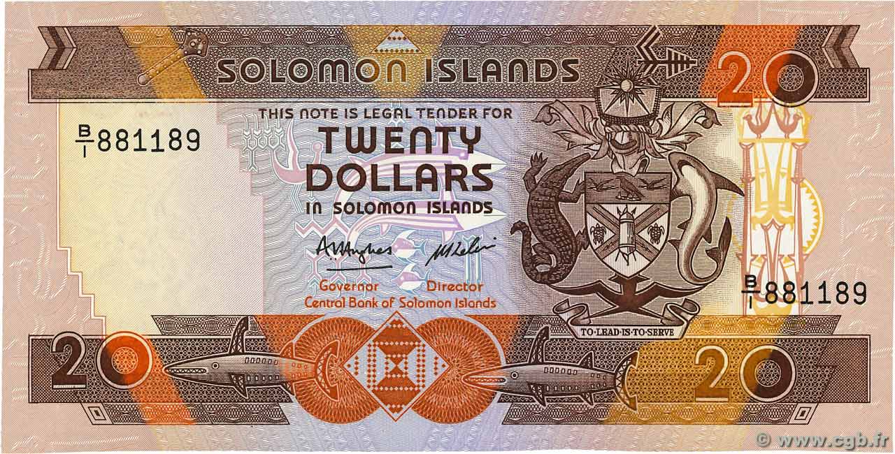 20 Dollars ÎLES SALOMON  1986 P.16a pr.NEUF