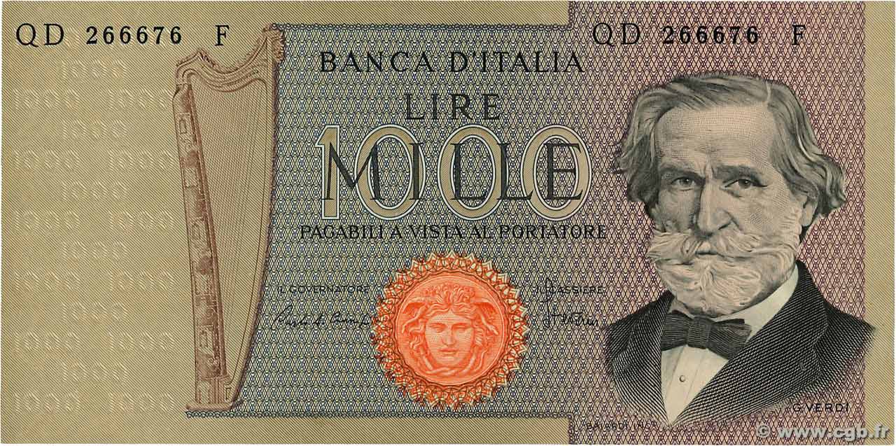 1000 Lire ITALIE  1980 P.101g SUP
