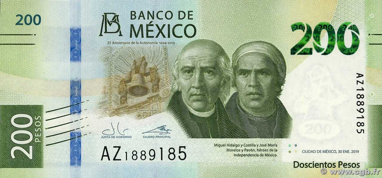 200 Pesos MEXIQUE  2019 P.131 NEUF