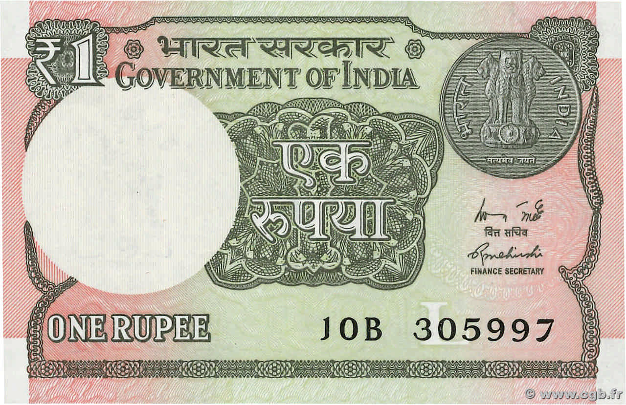 1 Rupee INDIA  2015 P.117 UNC