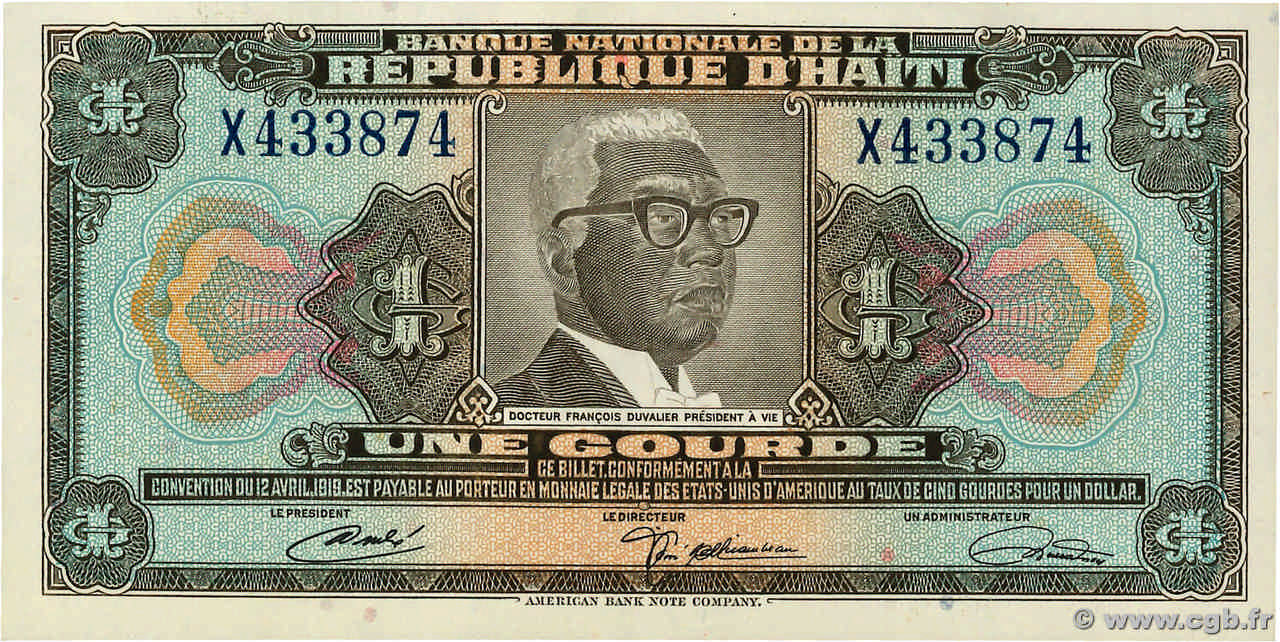 1 Gourde HAÏTI  1979 P.200 EBC