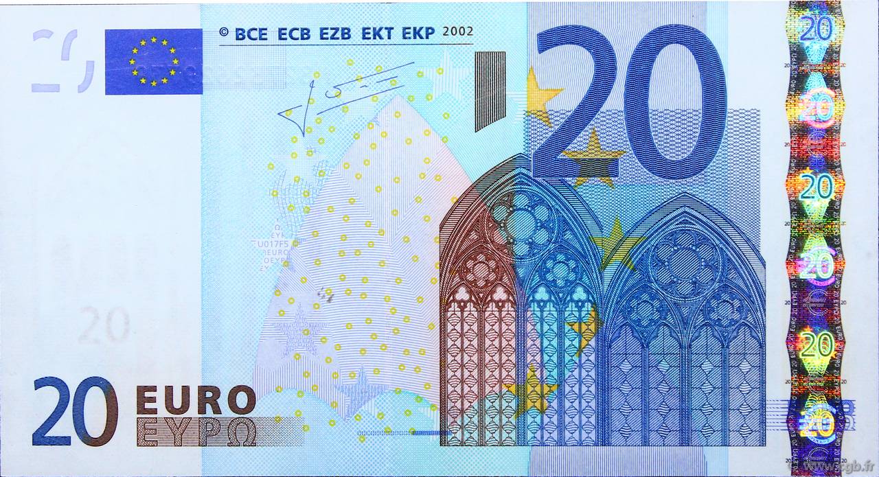 20 Euro EUROPA  2002 €.120.21 SC