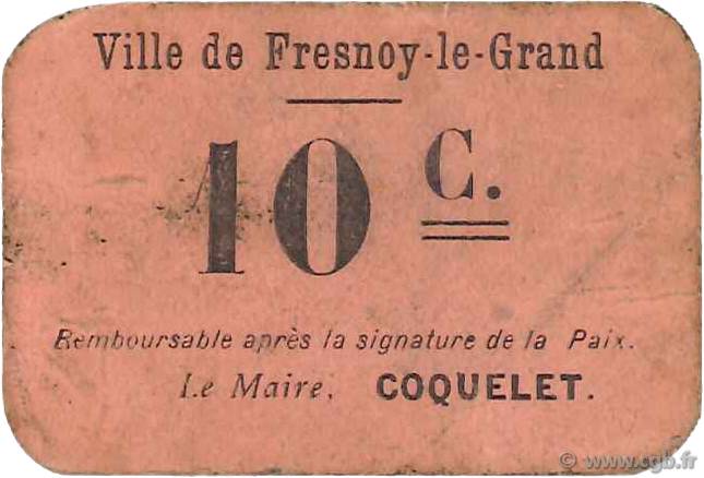 10 Centimes FRANCE regionalismo e varie  1916 JP.02-2607 MB