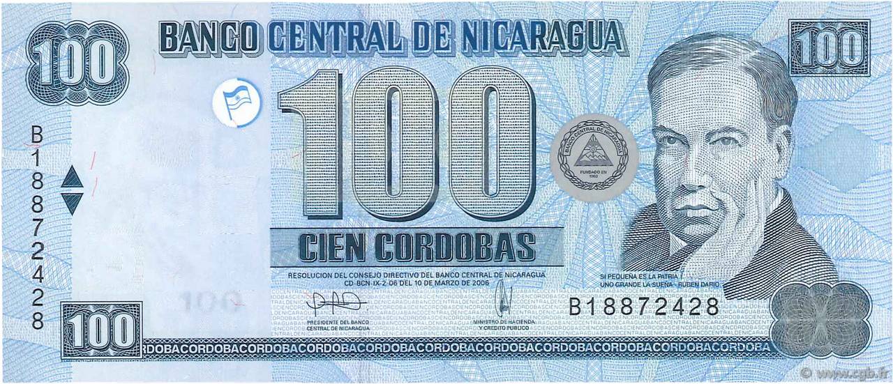 100 Cordobas NICARAGUA  2006 P.199 UNC