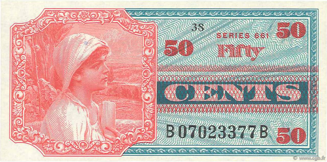 50 Cents UNITED STATES OF AMERICA  1968 P.M067 UNC
