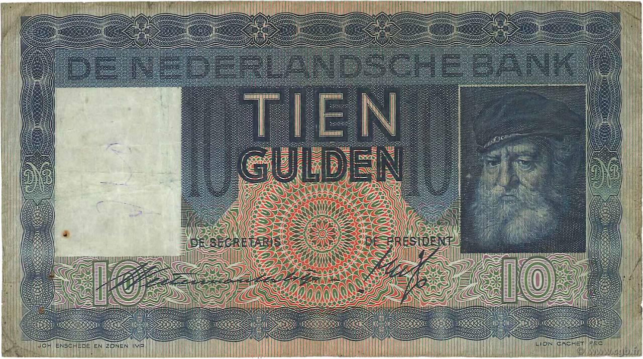 100 Gulden NIEDERLANDE  1936 P.049 fSS