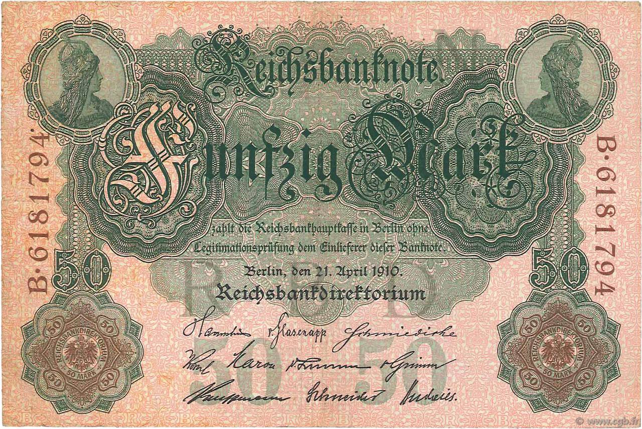 50 Mark GERMANIA  1910 P.041 BB
