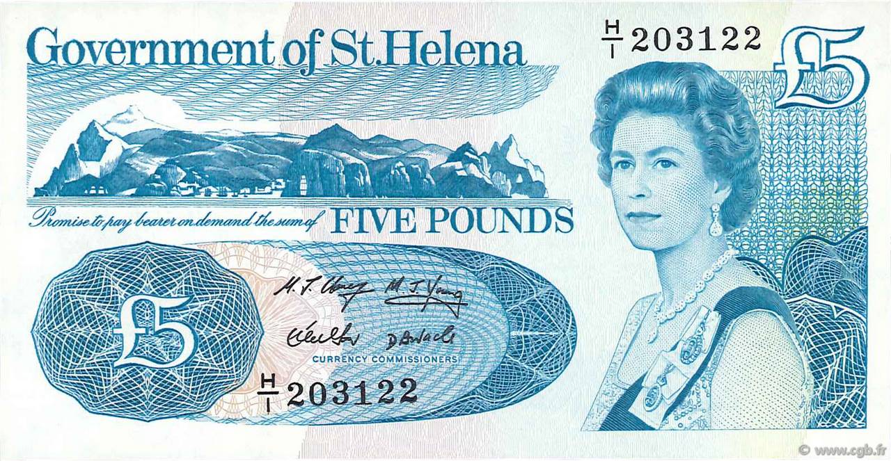 5 Pounds ST. HELENA  1998 P.11a ST
