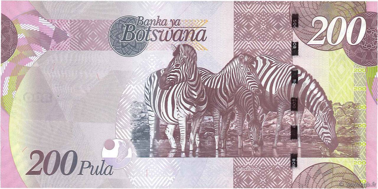 200 Pula BOTSWANA 2009 P.34a b90_2489 Billets